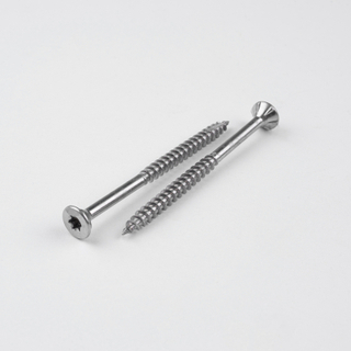 Tornillo de aglomerado de cabeza de cabeza doble