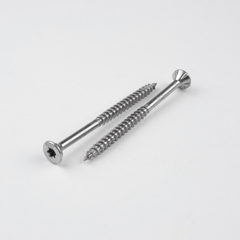Tornillo de aglomerado de cabeza de cabeza doble